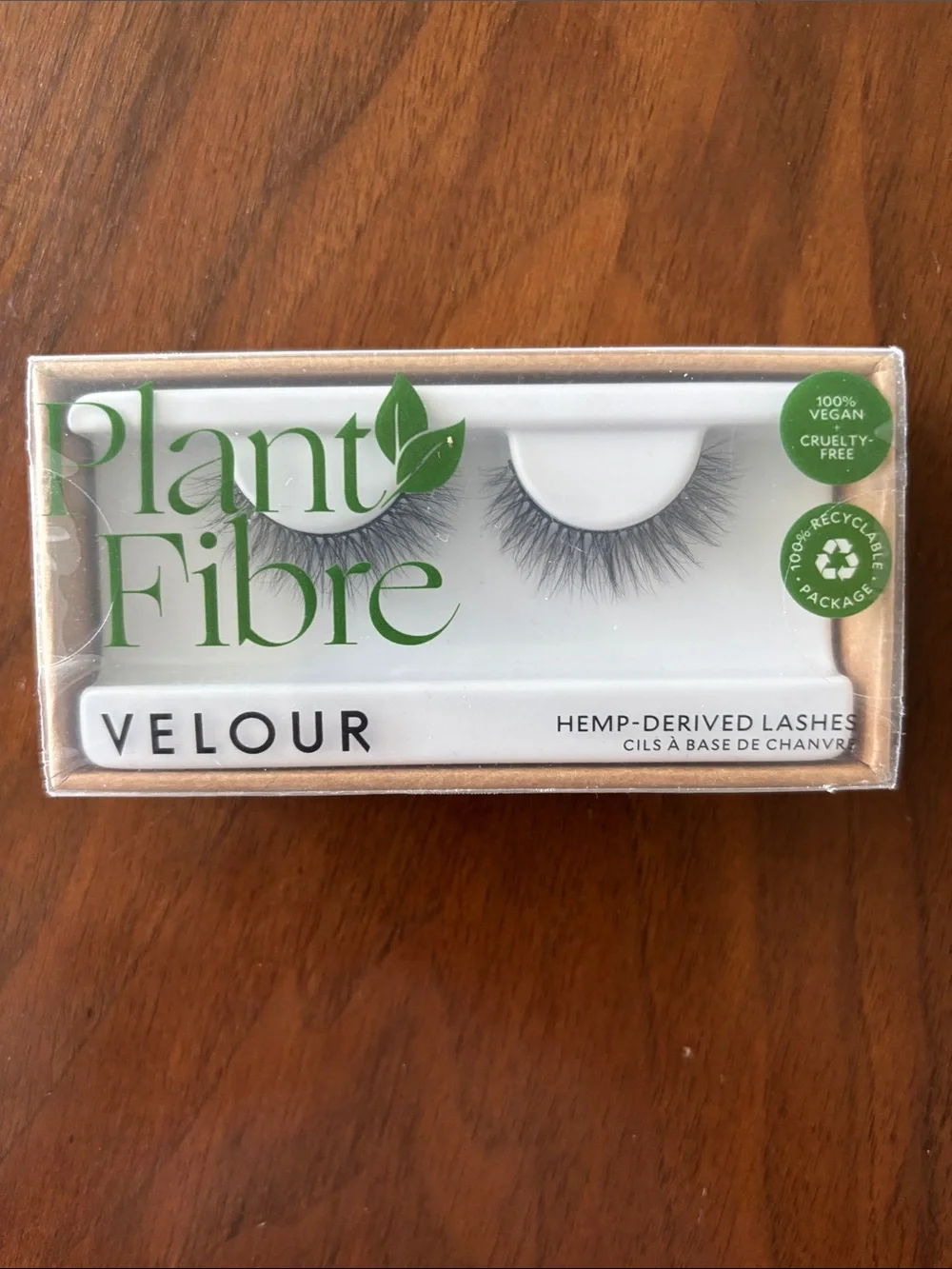 Plant Fibre Velour Hemp-Derived False Lashes - Black NWT